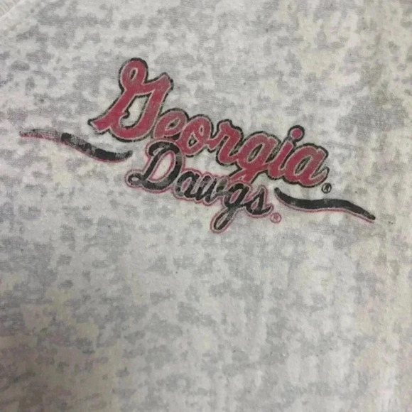 Georgia Dawgs Soffe Vintage Tee Shirt Women's Size M Football Bulldogs - Picture 9 of 12